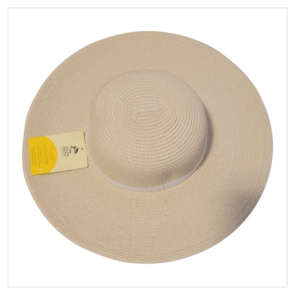 Sun Dry Accessories - 💎5/20 Sunday Afternoons Wide Brim Straw Sun Hat UPF 50+ Adjustable One Size NWT
